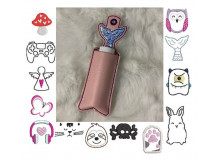 Stickserie - ITH Lippenbalsam oder USB Stick Tasche Vol. 3